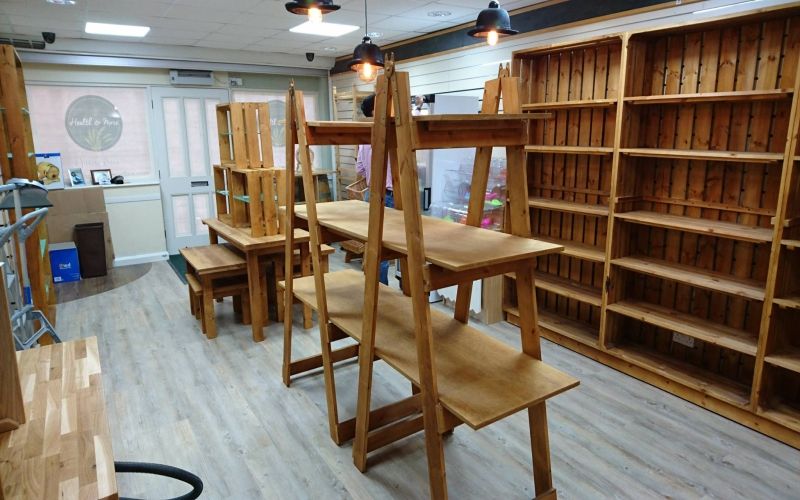 farm shop display shelving