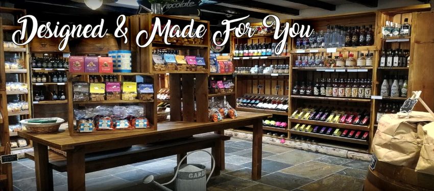 shop fittings in wood